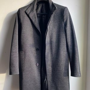 Grey Zara Peacoat